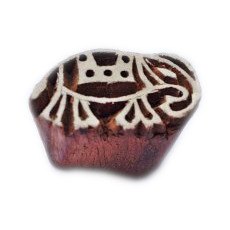 Mini Elephant Indian Wooden Clay Stamp No.258 Mini Elephant Indian Wooden Clay Stamp No.258