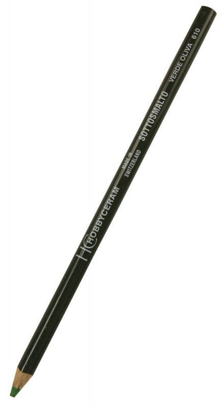 Olive Green Underglaze Pencil 1280deg.C Ref.P4084 Olive Green Underglaze Pencil 1280deg.C Ref.P4084