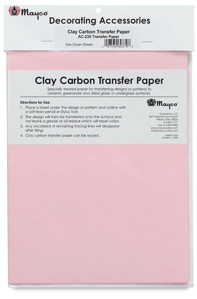Clay Carbon Transfer Paper Clay Carbon Transfer Paper