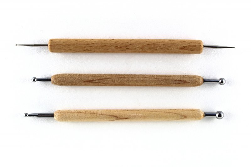 Wooden Double Ended Ball Tool Set Of 3 WBT-S Wooden Double Ended Ball Tool Set Of 3 WBT-S