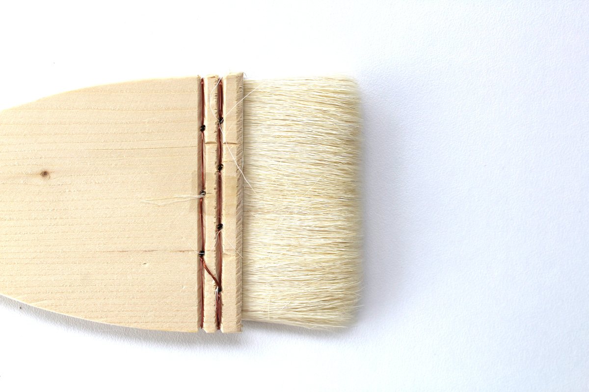 Flat Hake Pottery Brush 85mm Bath Potters Supplies