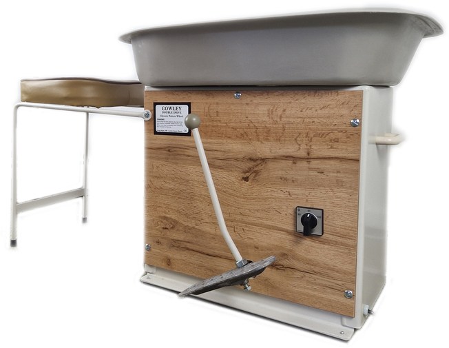 Cowley Double Drive Wheel Bath Potters Supplies