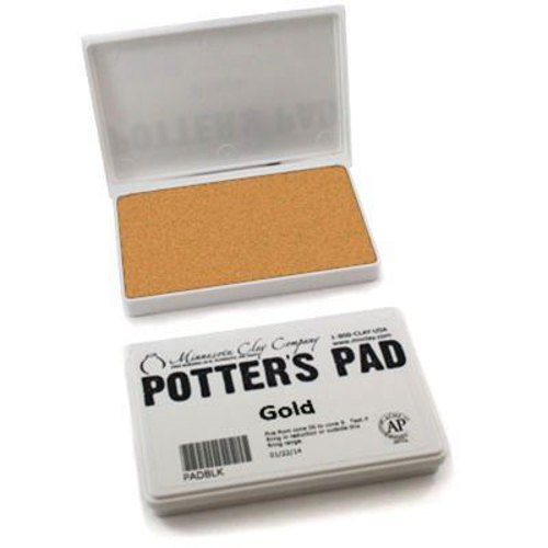 Gold Underglaze Potters Ink Pad Bath Potters Supplies