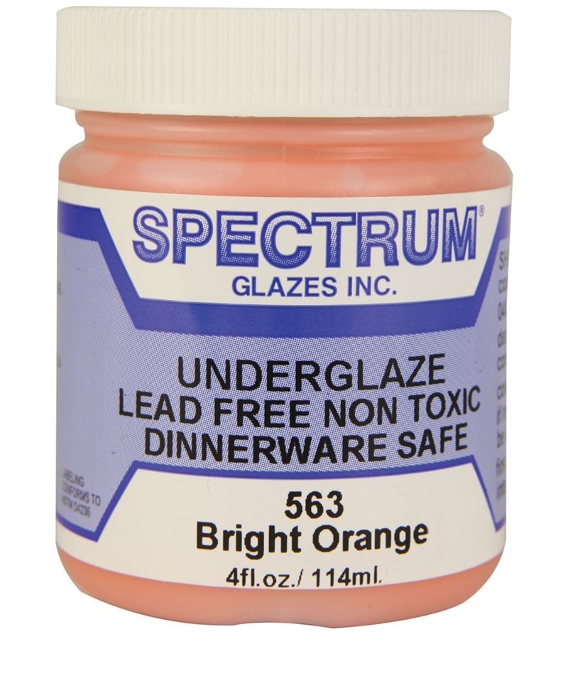 Spectrum Bright Orange Underglaze - Bath Potters Supplies