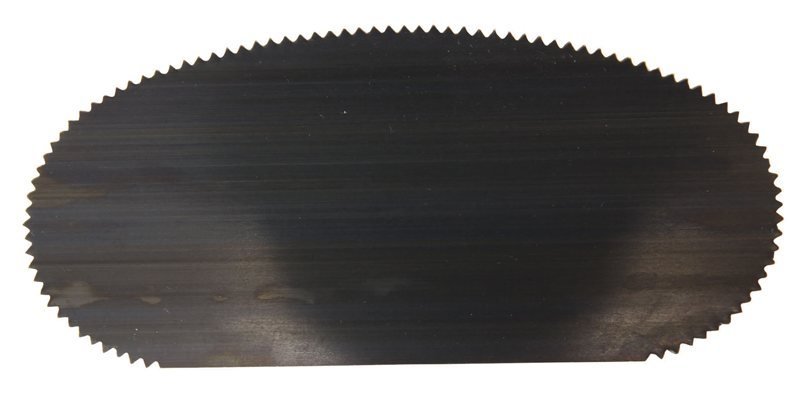 Steel Serrated Kidney Scraper - Bath Potters Supplies