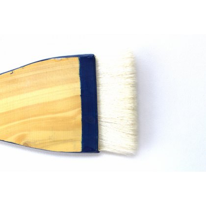 Budget Flat Hake Pottery Brush 75mm