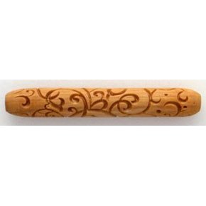 MKM Curlicue Wooden Hand Roller HR-09