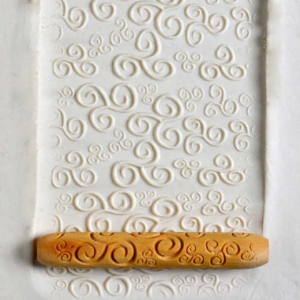 MKM Tri-Spirals Wooden Hand Roller HR-11