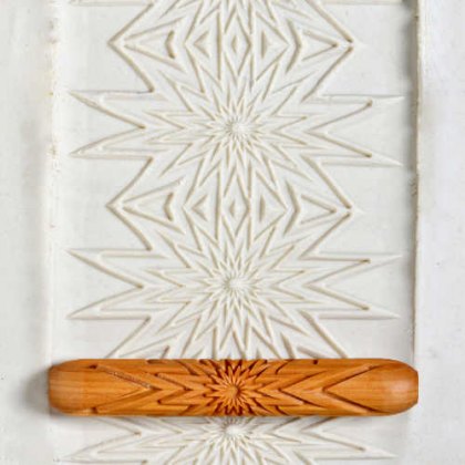 MKM Sunburst Wooden Hand Roller HR-31