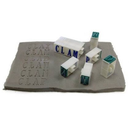 Detachable Rubber Letter Stamps