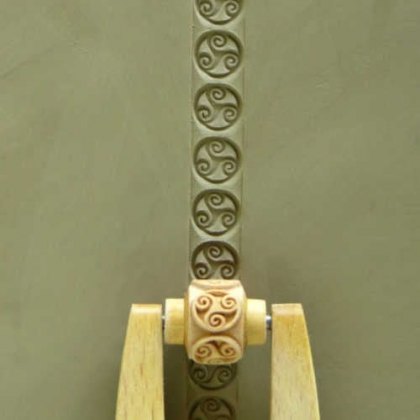 MKM Roller Mini 1cm Tri-Spiral MRL-27