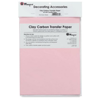 Clay Carbon Transfer Paper Clay Carbon Transfer Paper