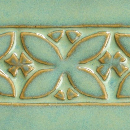 Textured Turquoise Amaco Potters Choice Brush On Glaze PC-25