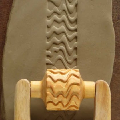 MKM Roller 3cm Curvy Zebra RM-025