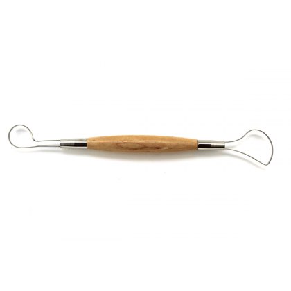 Double Ended Squashed Circle Loop Pottery Tool S20 Double Ended Squashed Circle Loop Pottery Tool S20