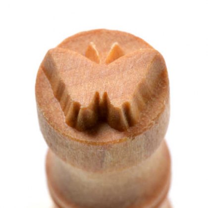 Small Debossed Butterfly MKM Stamp
