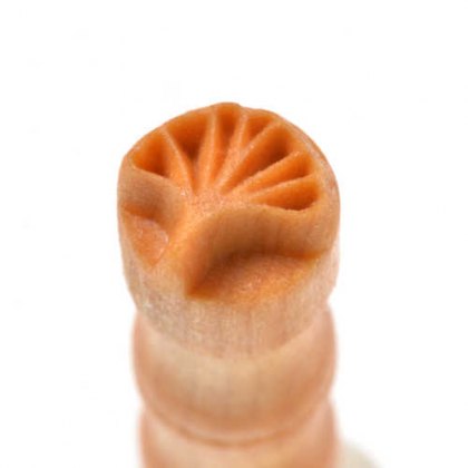 Mini Ginko Leaf MKM Stamp