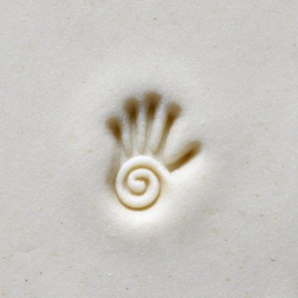 Mini Hand With Spiral MKM Stamp