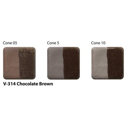 Chocolate Amaco Velvet Underglaze V314