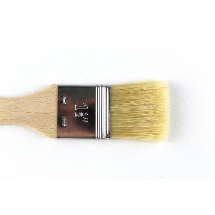 White Hair Flat Lacquer Pottery Brush 38mm White Hair Flat Lacquer Pottery Brush 38mm