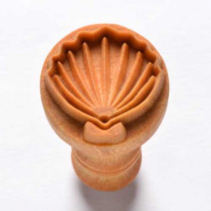 Medium Scallop Shell MKM Stamp