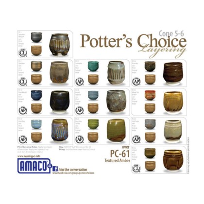 Textured Amber Amaco Potters Choice Glaze