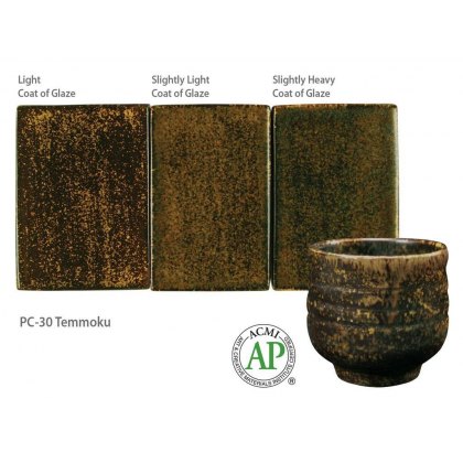 Temmoku Amaco Potters Choice Stoneware Glaze Powder