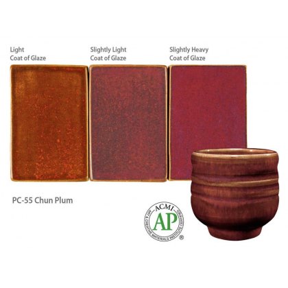 Chun Plum Amaco Potters Choice Powdered Glaze