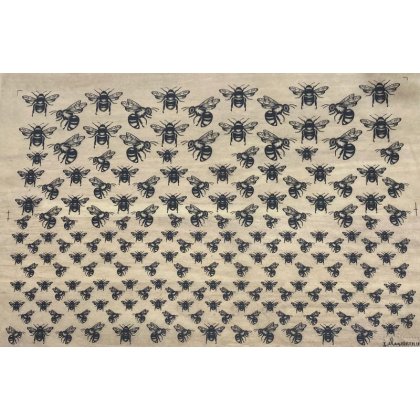 Bees Underglaze Transfer Sheet - Black