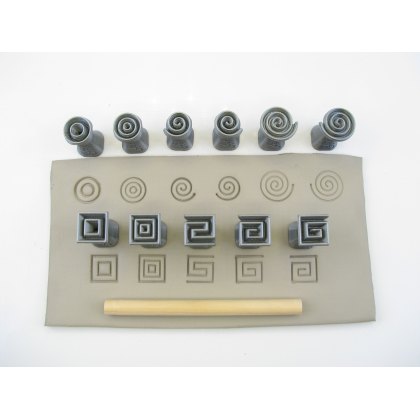 Spiral Stamps Set Of 11