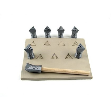 Equilateral Triangles Stamps Set Of 7