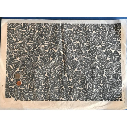Monstera Leaves Underglaze Transfer Sheet Monstera Leaves Underglaze Transfer Sheet