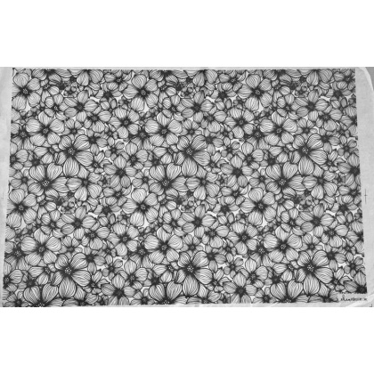 Apple Blossom Underglaze Transfer Sheet