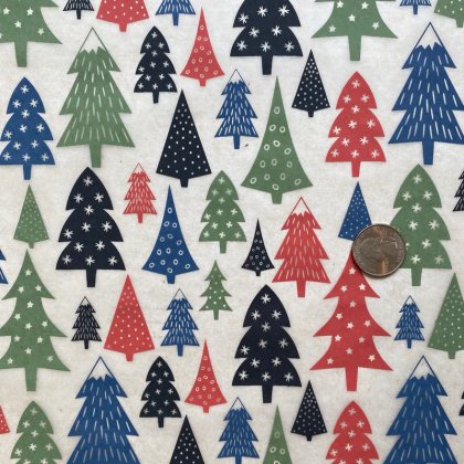 Holiday Trees Underglaze Transfer Sheet