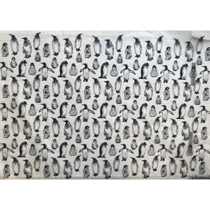 Penguins Underglaze Transfer Sheet