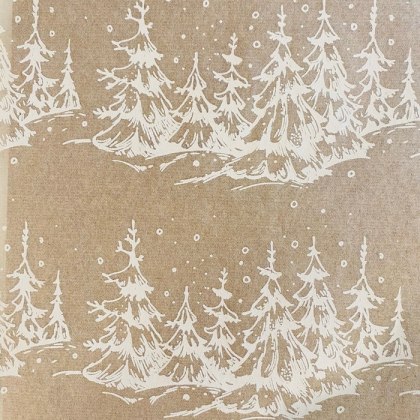 Snowy Trees Underglaze Transfer Sheet