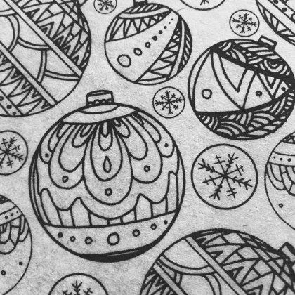 Ornaments Underglaze Transfer Sheet Ornaments Underglaze Transfer Sheet