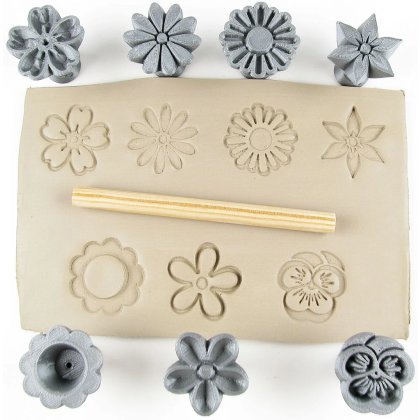 Flower Stamp 30mm Set Of 7
