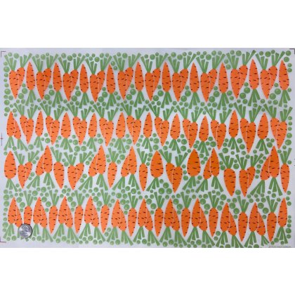 Carrots & Peas Underglaze Transfer Sheet
