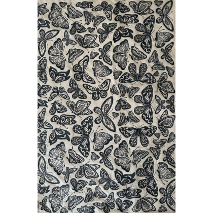 Butterflies in Flight Underglaze Transfer Sheet - Black Butterflies in Flight Underglaze Transfer Sheet - Black