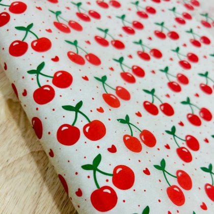 Cherries Underglaze Transfer Sheet - Multi Coloured