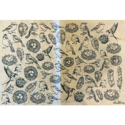 Nests Underglaze Transfer Sheet