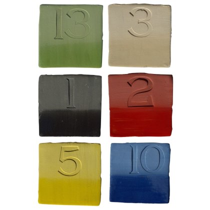 Bath Potters Decorating Slip Set Of Six Samples