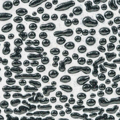 Black Amaco Crawls Glaze