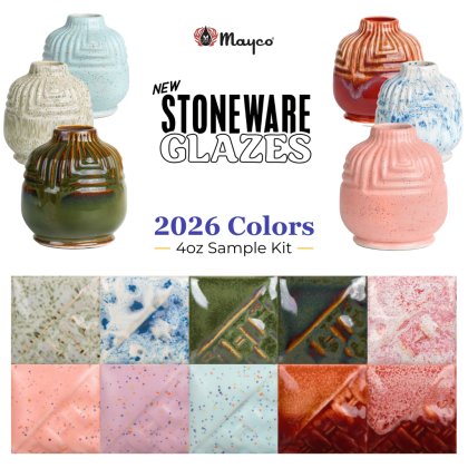 Mayco Stoneware 2026 Glaze Kit 4oz