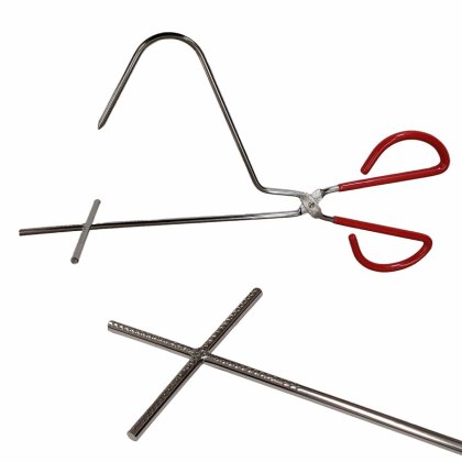 Flat Back Dipping Glazing Tongs