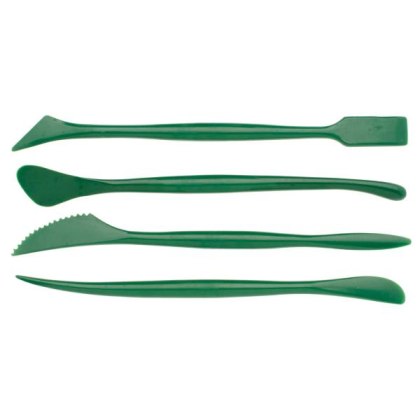 Plastic Pottery Modelling Tool Set Of 4