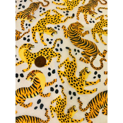 Jungle Tigers Underglaze Transfer