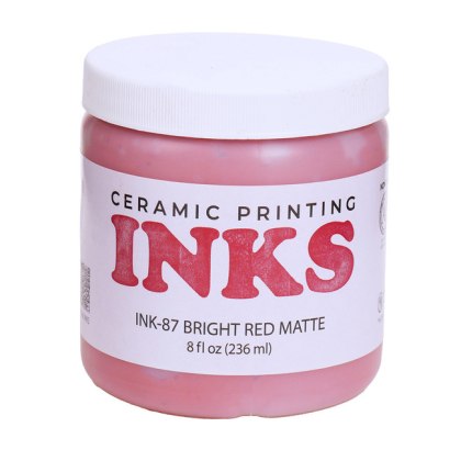 Bright Red Matte Ink