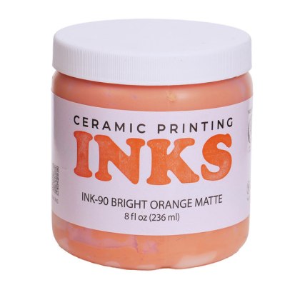 Bright Orange Matte Ink